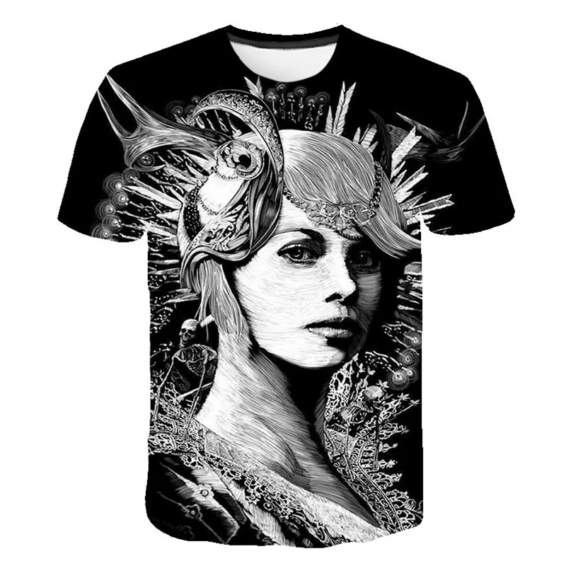 Herren Japan Samurai 3D T-Shirt Rundhals Unisex Sommer Streetwear