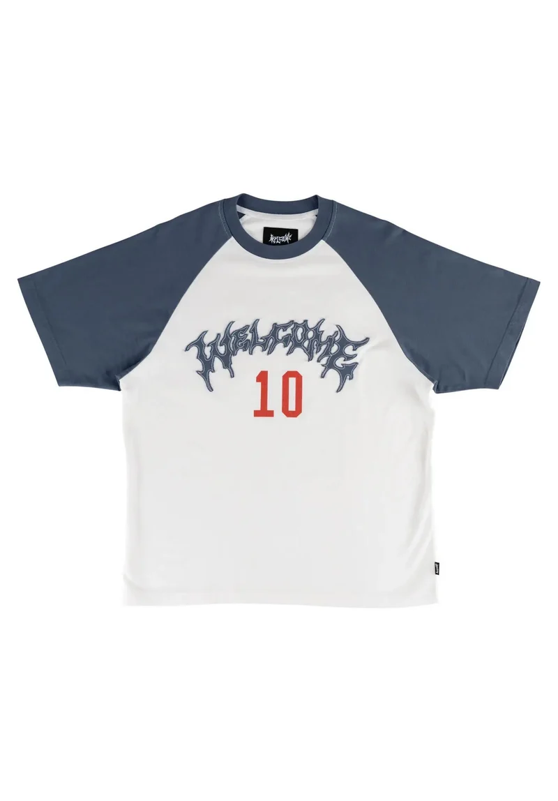Dugout Boxy Raglan With Fabric Patch