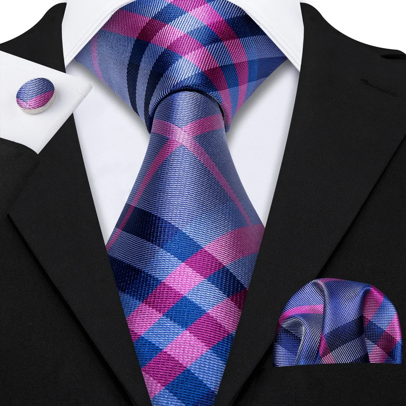 Fashion Seide Krawatte Lila Herren Hochzeit Konfirmation Männer Business