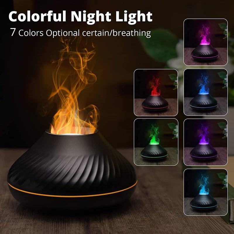 130ml Ultraschall Luftbefeuchter Aroma Diffuser Diffusor Humidifier 7 LED Licht