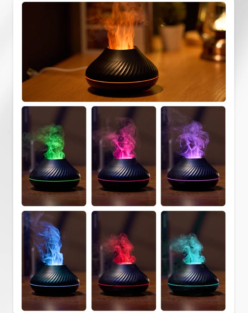 130ml Ultraschall Luftbefeuchter Aroma Diffuser Diffusor Humidifier 7 LED Licht