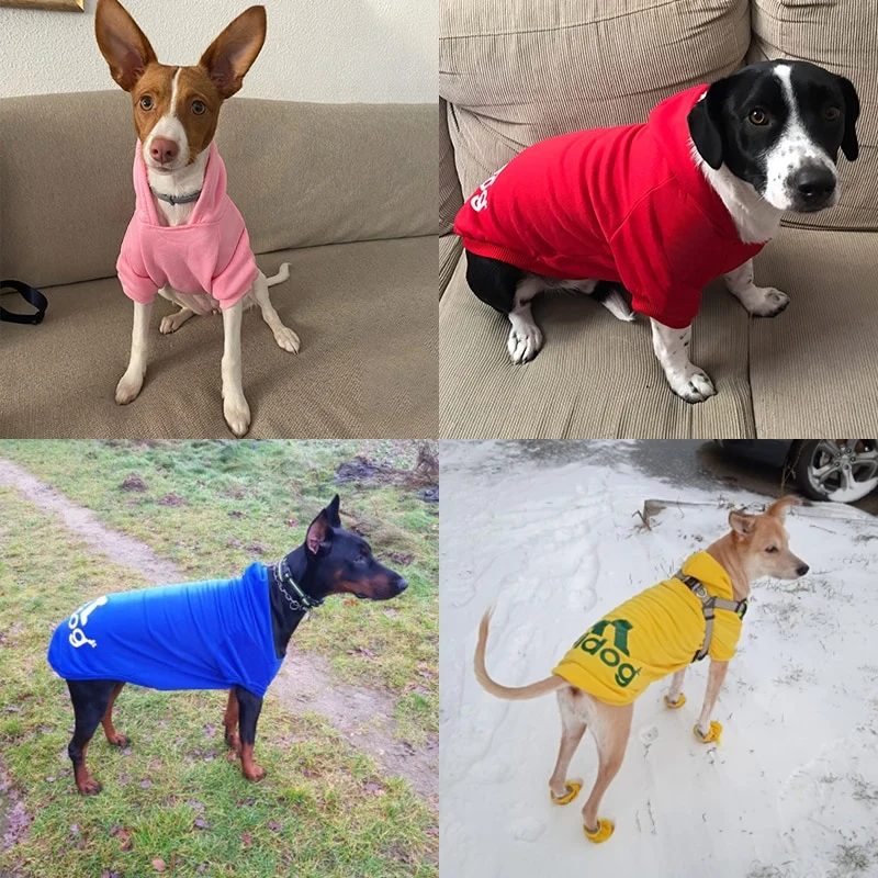 Hunde Weste Jacke Hundekleidung Hoodies Fleece Warmes Sweatshirt Haustier