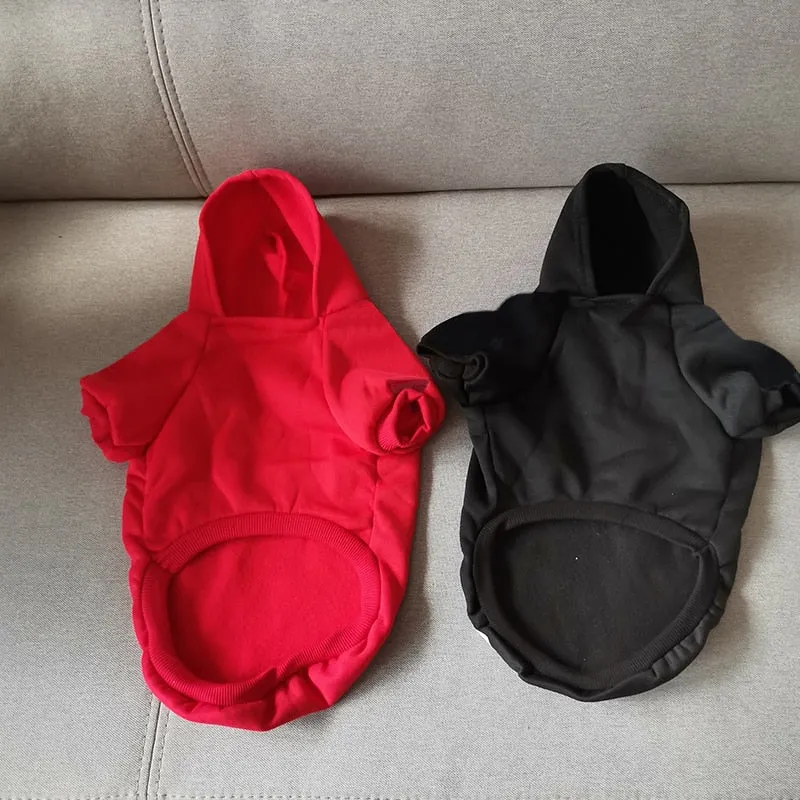 Hunde Weste Jacke Hundekleidung Hoodies Fleece Warmes Sweatshirt Haustier