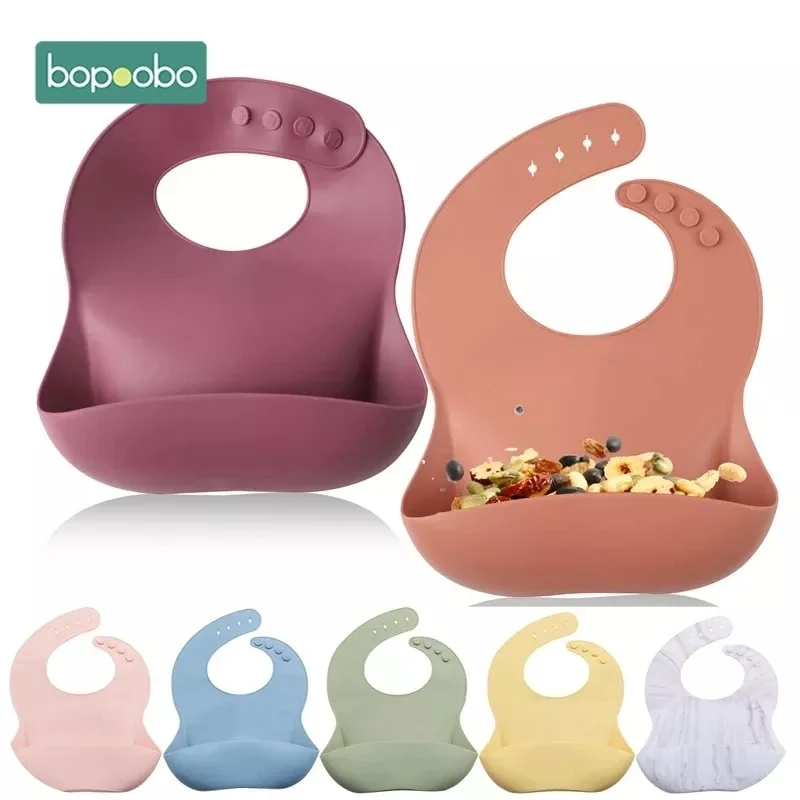 Silikon Lätzchen Sabberlatz ❤️ Baby Halstuch ❤️ verstellbar mit Auffangschale