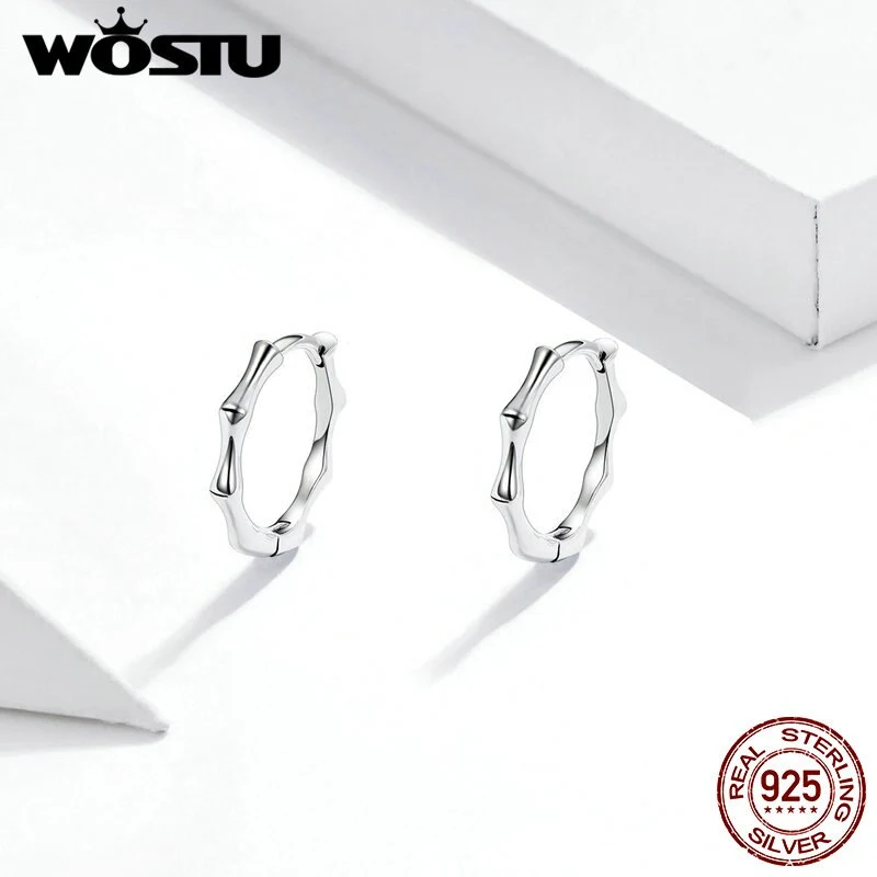 1 Paar Creolen aus 925 Sterling Silber Ohrringe Zirkonia Ohrstecker NEU