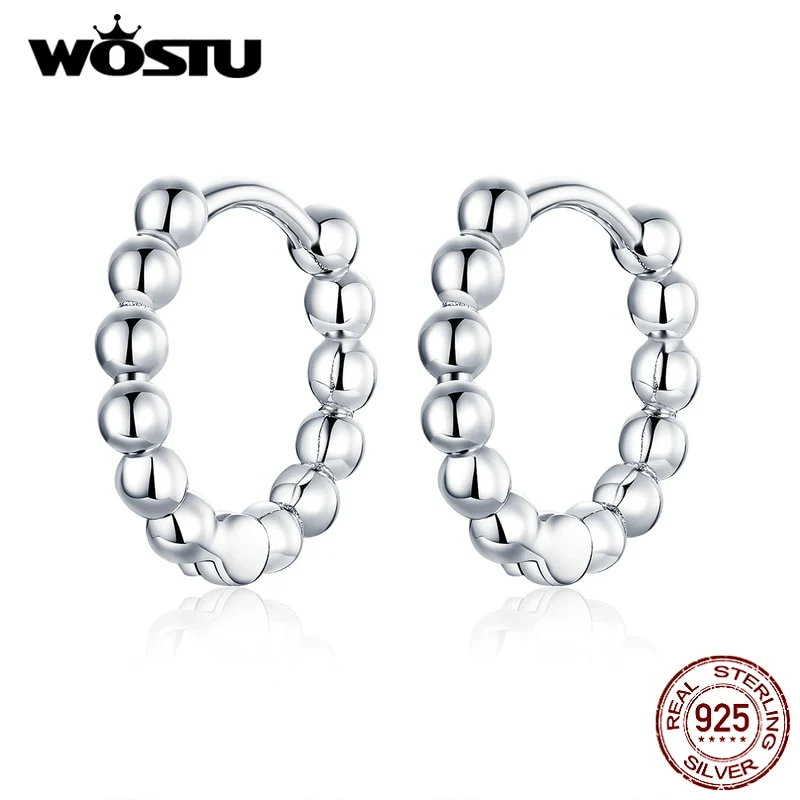 1 Paar Creolen aus 925 Sterling Silber Ohrringe Zirkonia Ohrstecker NEU