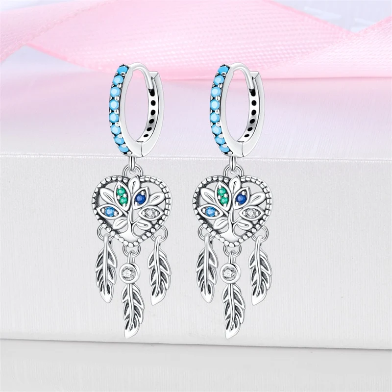 1 Paar Creolen aus 925 Sterling Silber Ohrringe Zirkonia Ohrstecker NEU