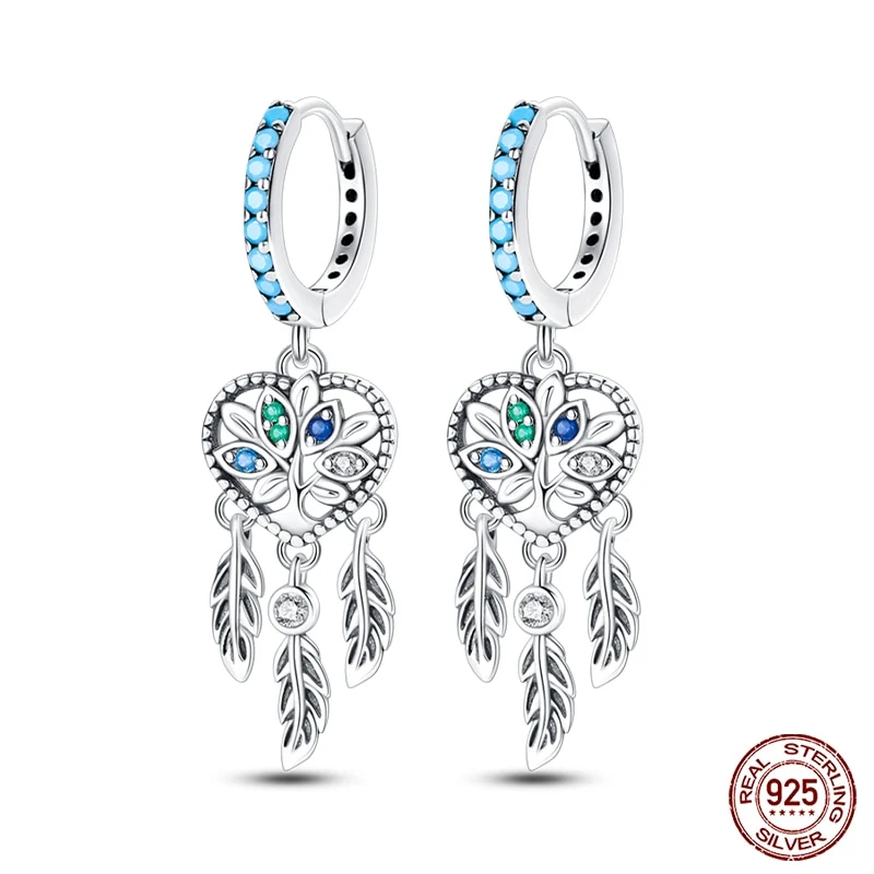 1 Paar Creolen aus 925 Sterling Silber Ohrringe Zirkonia Ohrstecker NEU
