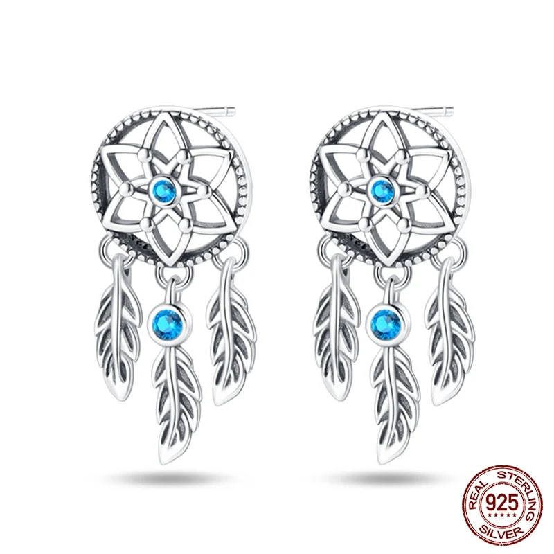 1 Paar Creolen aus 925 Sterling Silber Ohrringe Zirkonia Ohrstecker NEU