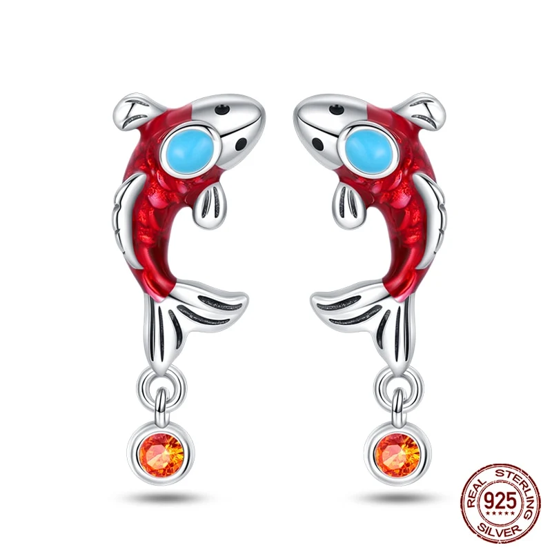 1 Paar Creolen aus 925 Sterling Silber Ohrringe Zirkonia Ohrstecker NEU