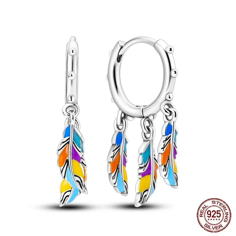 1 Paar Creolen aus 925 Sterling Silber Ohrringe Zirkonia Ohrstecker NEU