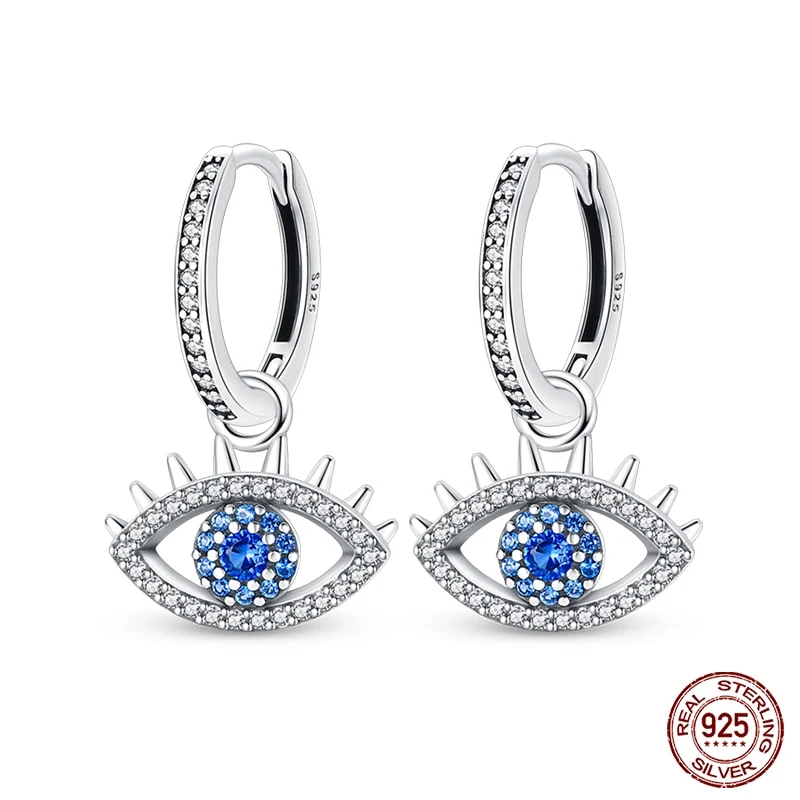 1 Paar Creolen aus 925 Sterling Silber Ohrringe Zirkonia Ohrstecker NEU