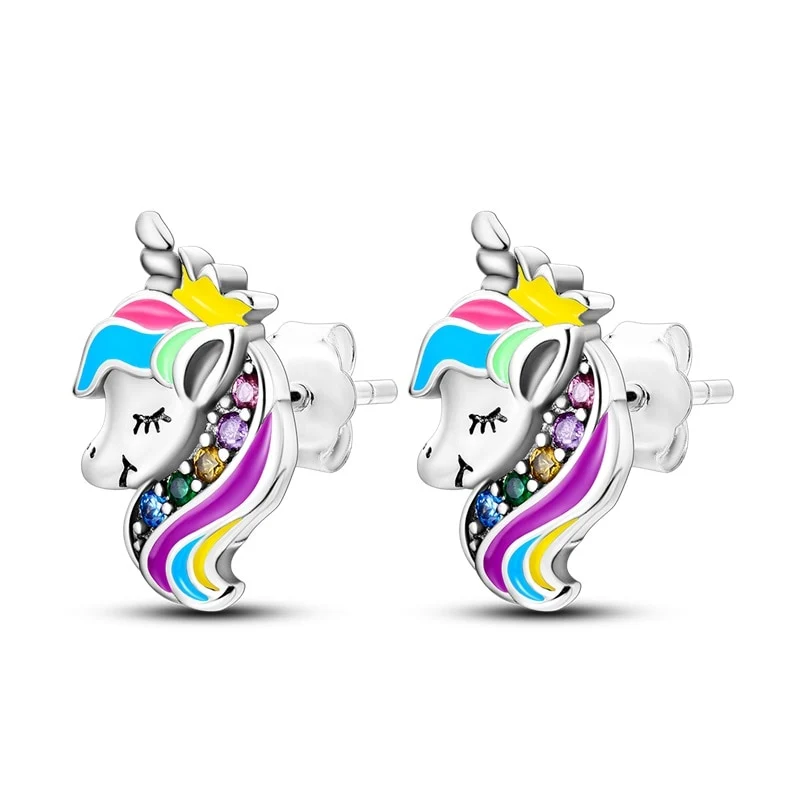 1 Paar Creolen aus 925 Sterling Silber Ohrringe Zirkonia Ohrstecker NEU