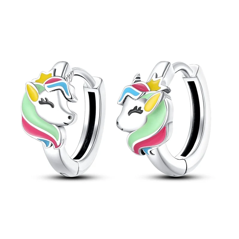 1 Paar Creolen aus 925 Sterling Silber Ohrringe Zirkonia Ohrstecker NEU