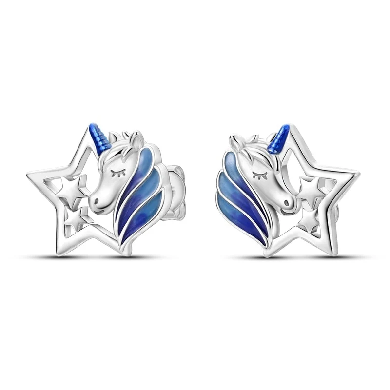 1 Paar Creolen aus 925 Sterling Silber Ohrringe Zirkonia Ohrstecker NEU