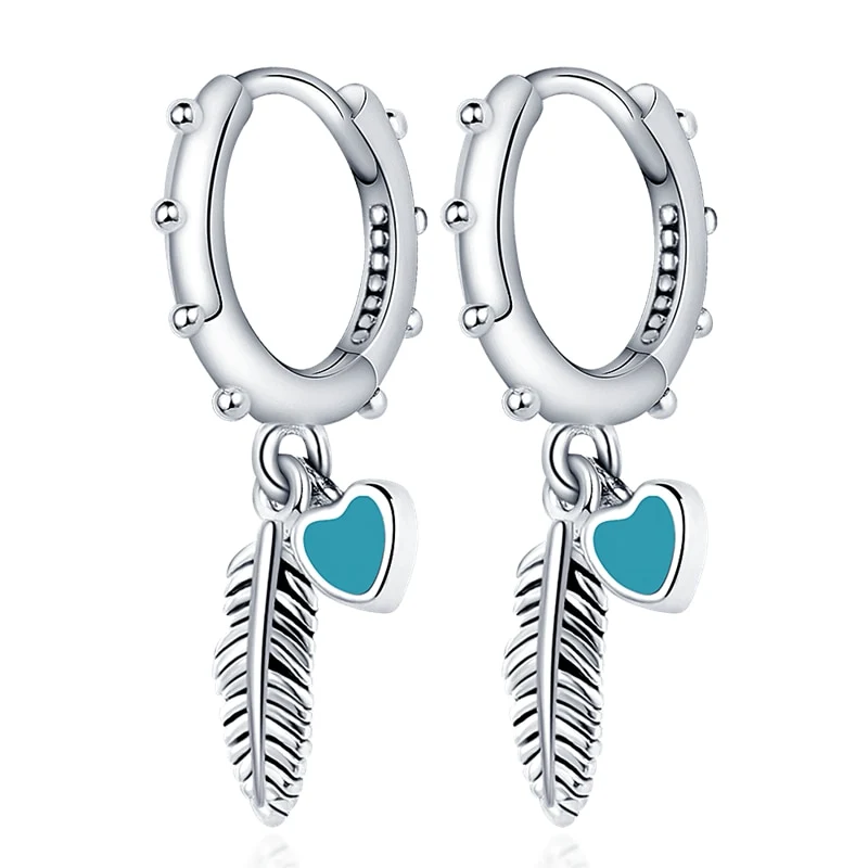 1 Paar Creolen aus 925 Sterling Silber Ohrringe Zirkonia Ohrstecker NEU