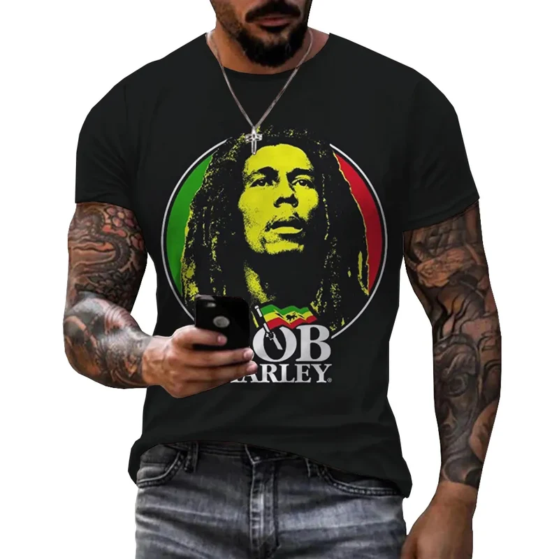 Herren Fashion Vintage 3D T-Shirt Rundhals Unisex Sommer Streetwear