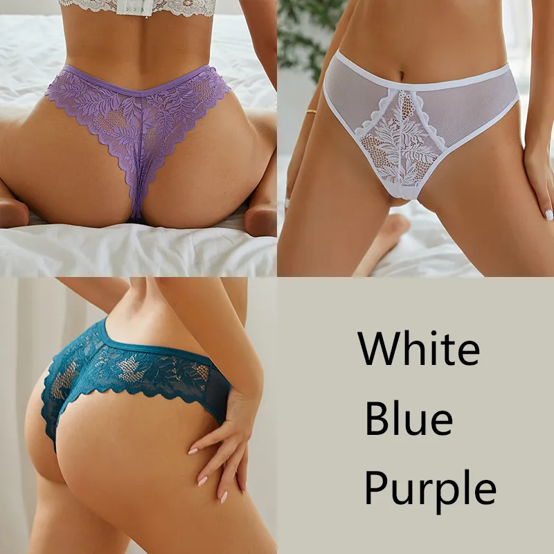 3Stk/set Frauen Spitze Tanga G-String Höschen Sexy Schlüpfer Slip Dessous Unterwäsche