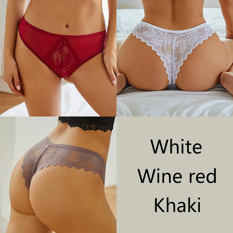3Stk/set Frauen Spitze Tanga G-String Höschen Sexy Schlüpfer Slip Dessous Unterwäsche