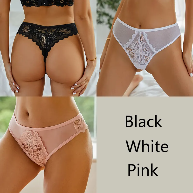 3Stk/set Frauen Spitze Tanga G-String Höschen Sexy Schlüpfer Slip Dessous Unterwäsche