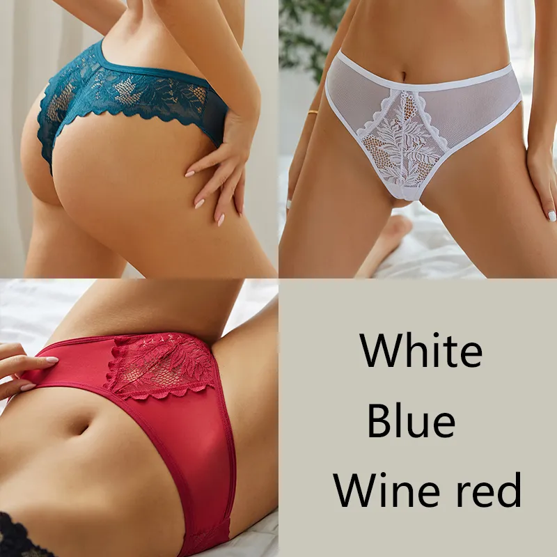 3Stk/set Frauen Spitze Tanga G-String Höschen Sexy Schlüpfer Slip Dessous Unterwäsche