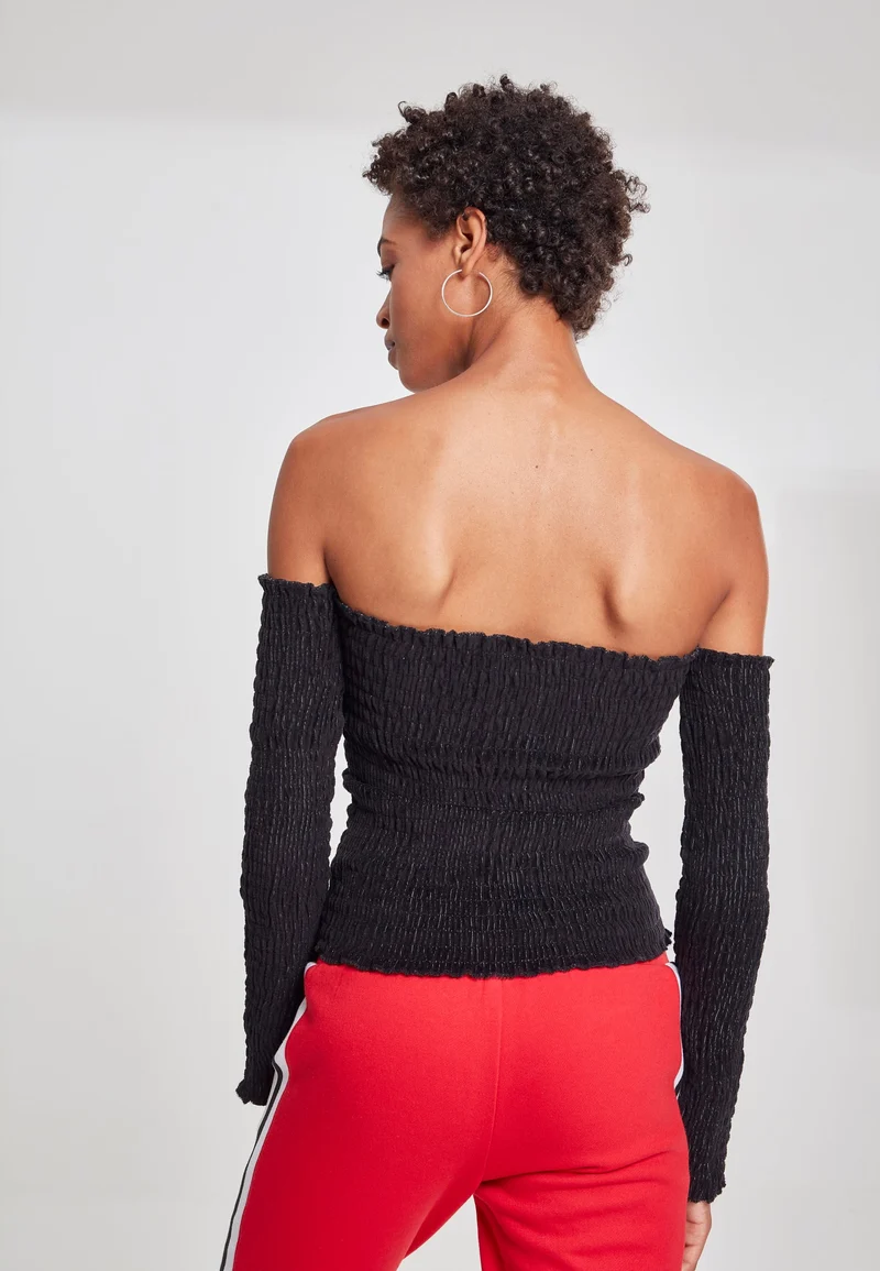 UC Velvet Cold Shoulder Smoke