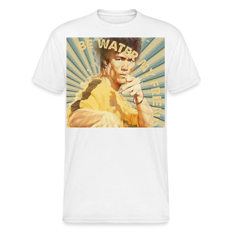 Unisex 3D-T-Shirt Streetwear Fashion Kung Fu Super Star Bruce Lee 100% Baumwolle