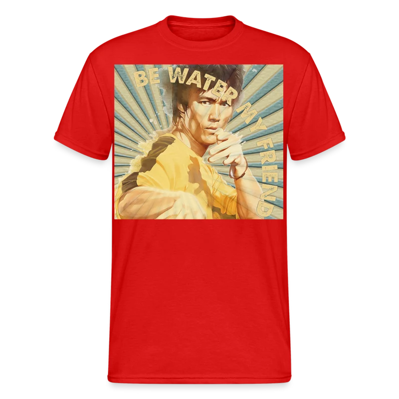 Unisex 3D-T-Shirt Streetwear Fashion Kung Fu Super Star Bruce Lee 100% Baumwolle
