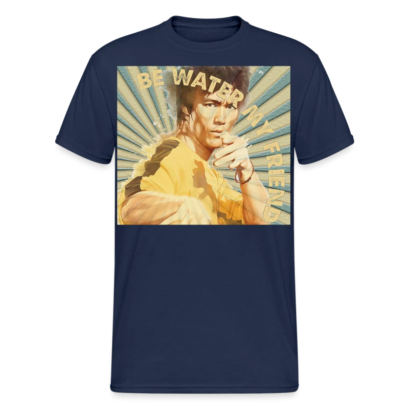 Unisex 3D-T-Shirt Streetwear Fashion Kung Fu Super Star Bruce Lee 100% Baumwolle