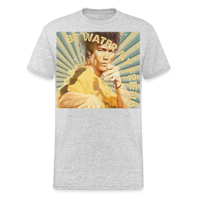 Unisex 3D-T-Shirt Streetwear Fashion Kung Fu Super Star Bruce Lee 100% Baumwolle