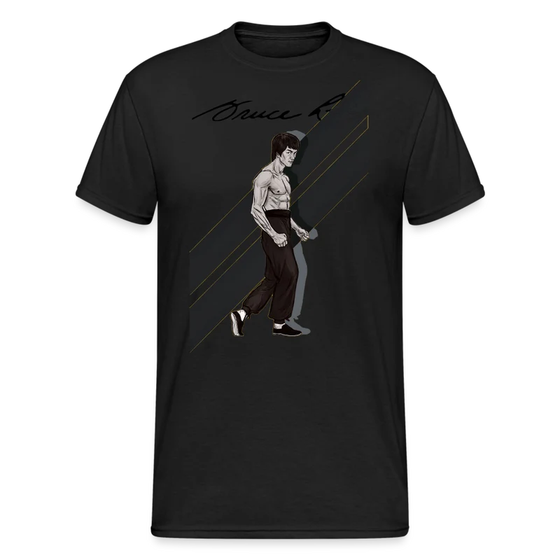 3D-T-Shirt Unisex Streetwear Fashion Kung Fu Super Star Bruce Lee