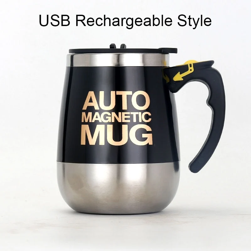Selbstrührende Tasse Magic Mug Selbstrührender Becher automatisch Edelstahl