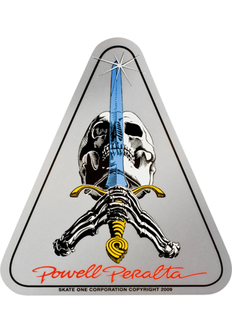 Skull & Sword 4" x 3.5" Sticker
