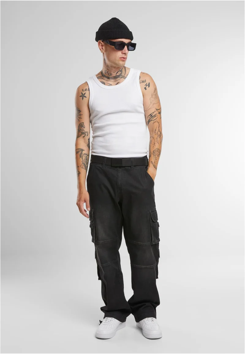B Denim Cargo Pants