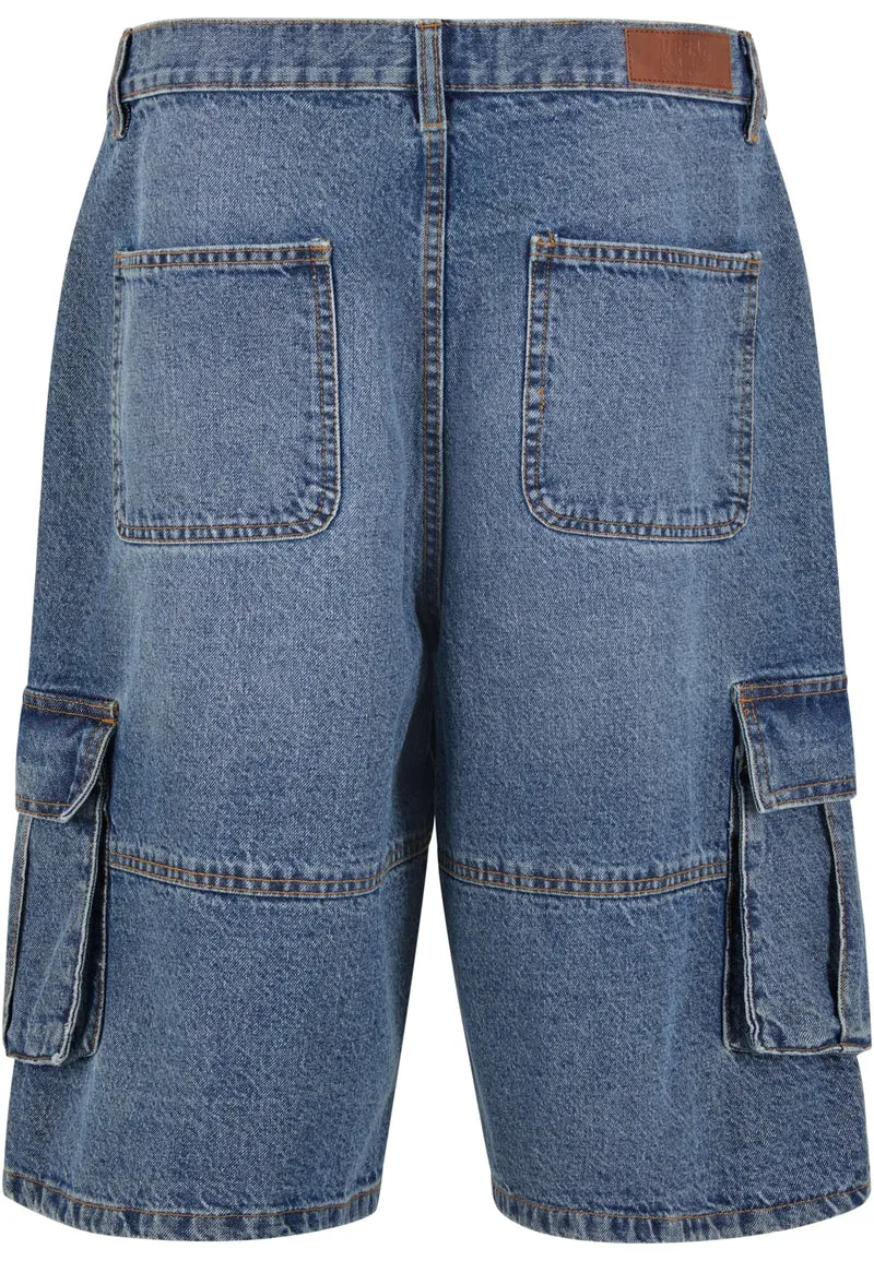 UC Relaxed Denim Cargo Shorts