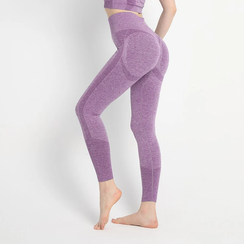 Yoga Leggings Push Up Damen Sport Hose Fitness Gym Stretch Leggins Jogginghose