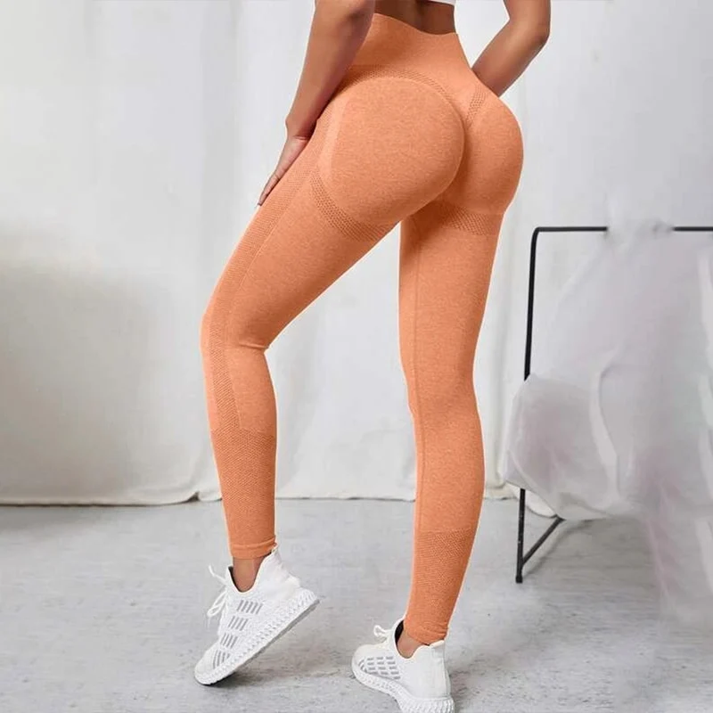 Yoga Leggings Push Up Damen Sport Hose Fitness Gym Stretch Leggins Jogginghose