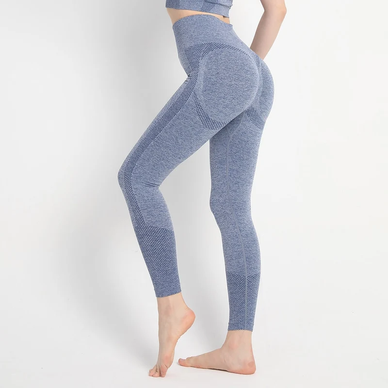 Yoga Leggings Push Up Damen Sport Hose Fitness Gym Stretch Leggins Jogginghose