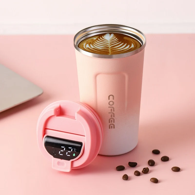Thermobecher to go LED Temperaturanzeige 380/510ml MUG Isolierbecher