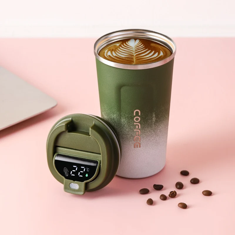 Thermobecher to go LED Temperaturanzeige 380/510ml MUG Isolierbecher
