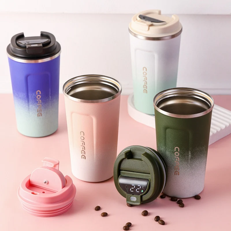 Thermobecher to go LED Temperaturanzeige 380/510ml MUG Isolierbecher