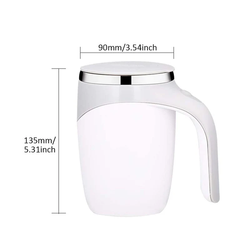 Selbstrührende Tasse Magic Mug Selbstrührender Becher automatisch Edelstahl