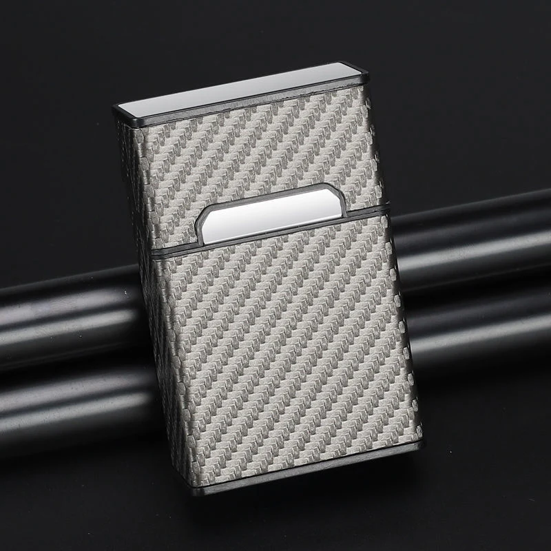 Zigarettenetui Etui 20 Zigaretten Dose Metall Box Mini Kunst Leder Accessories