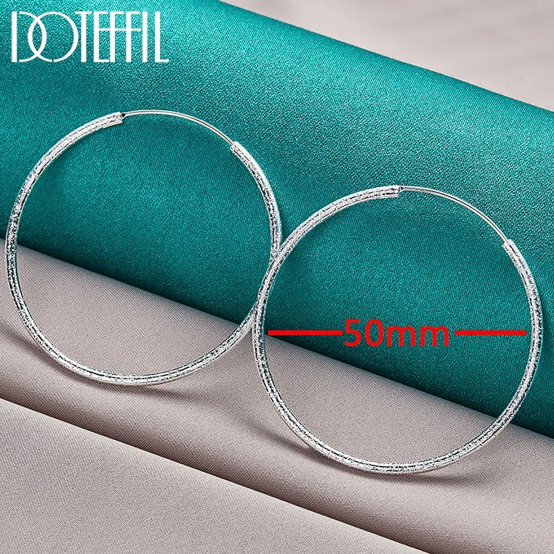 1 Paar Creolen aus 925 Sterling Silber Ohrringe Ohrschmuck Ohrstecker