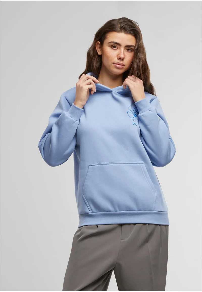 MT Good Vibes Bow Ladies Fluffy Hoody
