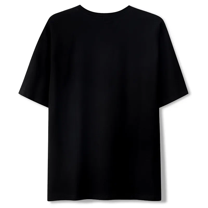 Damen Sommer Top Gothic Punk T-Shirt Rundhals Streetwear lockeres Damentop