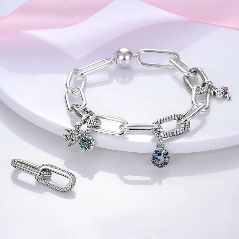 Bettelarmband Sammelarmband aus 925er Silber Charms Armband Damen