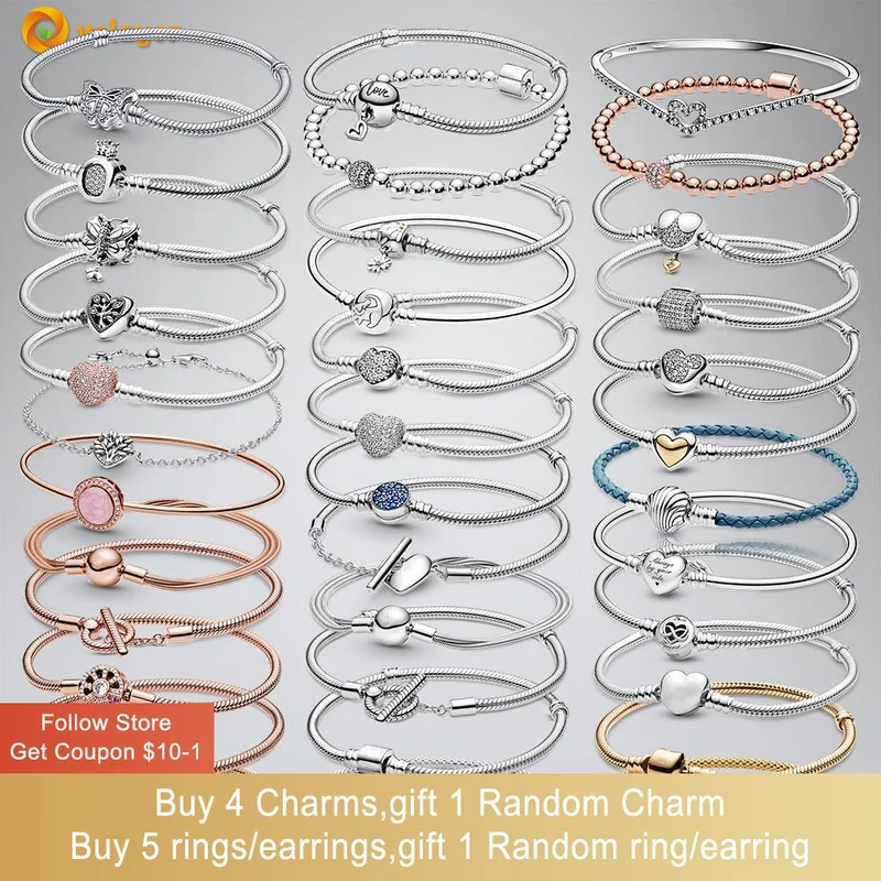 Bettelarmband Sammelarmband aus 925er Silber Charms Armband Damen