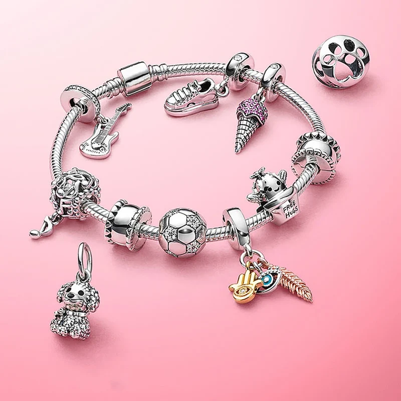 Bettelarmband Sammelarmband aus 925er Silber Charms Armband Damen