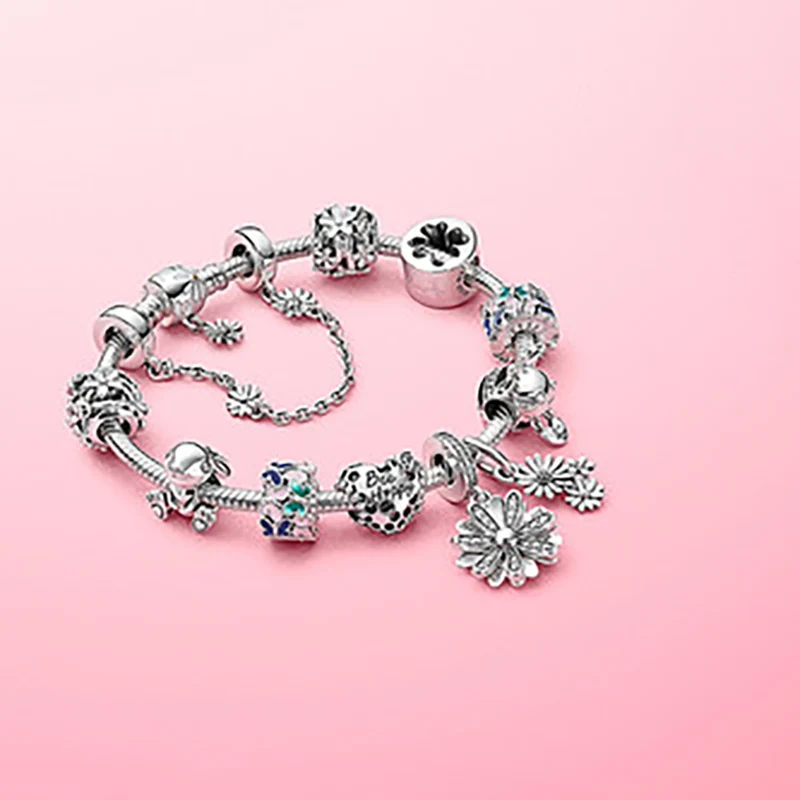 Bettelarmband Sammelarmband aus 925er Silber Charms Armband Damen